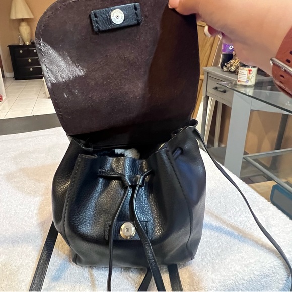 Coach Derby Black Pebbled Leather Backpack - Picture 7 of 10